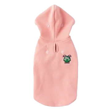 Camisola com capuz para cães FuzzYard Yardsters rosa