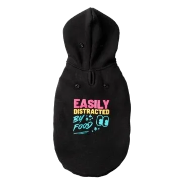 Sweat com capuz para cães FuzzYard Easily Distracted by Food