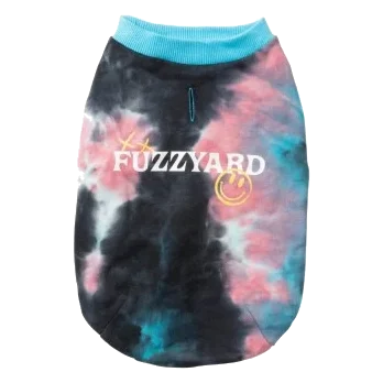 Sweatshirt para cães FuzzYard Smiley Tie-rus azul multicolor