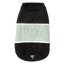 Sweatshirt para cães FuzzYard Track preta e verde-salva