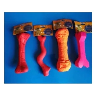 Sortido de ossos grandes de látex para cães, 21–23 cm (4 unidades)