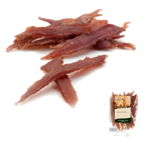 Tiras de pato para cães, 100 g ou 500 g