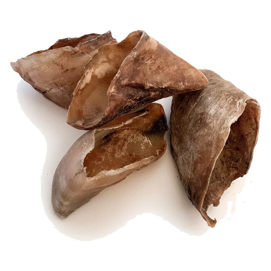Cascos de vaca para cães, saco de 1 kg