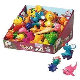 Brinquedos de látex sortidos para cães