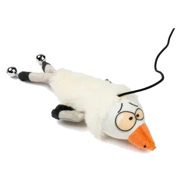 Cana de brincar para gatos com peluche FuzzYard Yeetz See-Ya Seagull